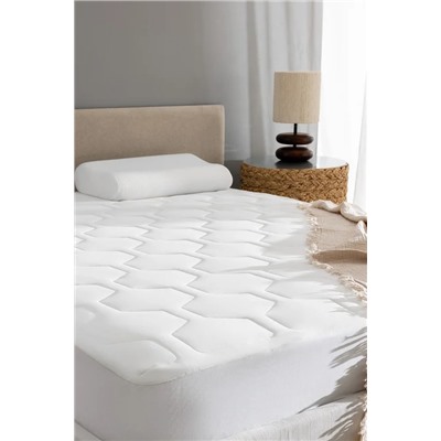 Antony Cool King Size Plus Fitted Yatak Alezi - Beyaz