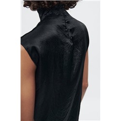 ZW CREASED SATIN DRESS - LIMITED EDITION