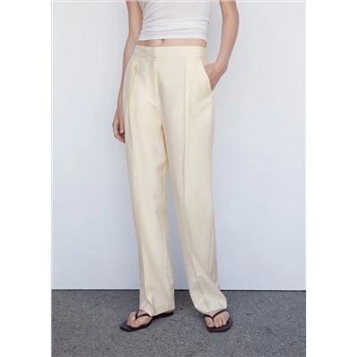 Pantalón recto pinzas