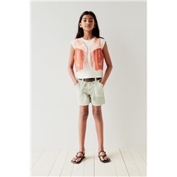 EMBROIDERED PATCHWORK WAISTCOAT