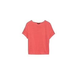 Linen Cropped T-Shirt