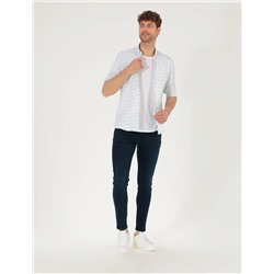 Koyu Lacivert Slim Fit Jean Pantolon