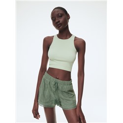 Shorts aus Spitze