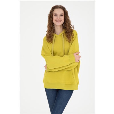 Kadın Fıstık Yeşili Sweatshirt