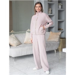 Бомбер среднего объема на молнии из петельчатого футера двухнитки с эластаном