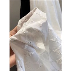 Женское платье с ажурной вышивкой  DIANE VON FURSTENBER*G Материал: хлопок