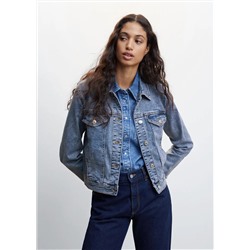 Cazadora vaquera bolsillos -  Mujer | MANGO OUTLET Melilla