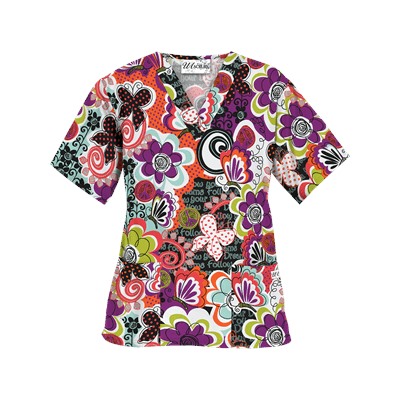 UA Peace And Prosperity Scrub Top