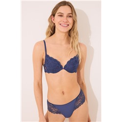 Braga brasileña ancha azul
