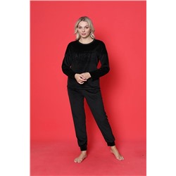 AHENGİM Woman Genç Pijama Takımı Fransız Kadife Amore Baskılı Maça Manşet Mevsimlik W20432250 1-2-10001191