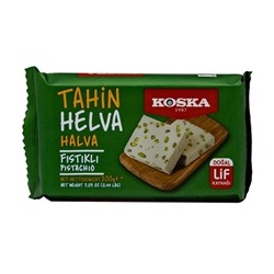 KOSKA Tahin halva pistachio Кунжутная халва с фисташками 200г