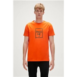 Bad Bear, Pass Me T-shirt Turuncu Baskılı Erkek Tişört