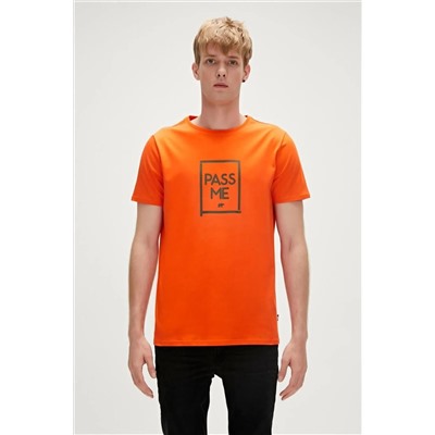 Bad Bear, Pass Me T-shirt Turuncu Baskılı Erkek Tişört