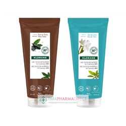 Klorane Cupuaçu Gel Douche Nutritif Fève de Tonka + Gel Douche Nutritif Eau de Tiaré 2x200mlLot  × 2