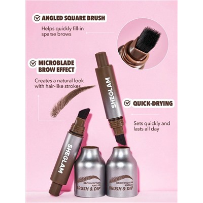 BROW-FECTION ANGLED BRUSH & DIP-ESPRESSO