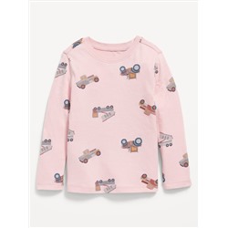 Unisex Long-Sleeve Printed T-Shirt for Toddler
