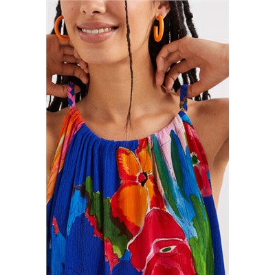 Blusa halter tropical