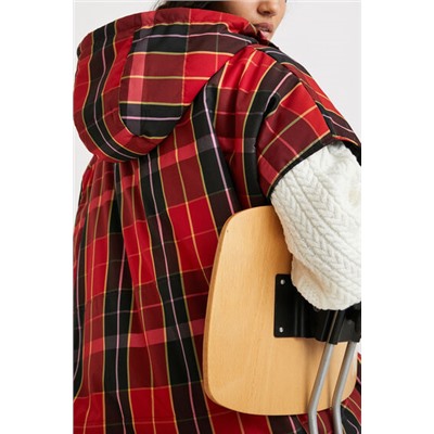 Poncho chaleco tartán