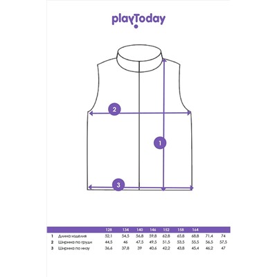 Жилет PLAYTODAY, 1127063