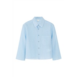 Camisa de rayas Celeste y blanco