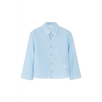 Camisa de rayas Celeste y blanco