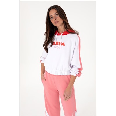 Kadın Beyaz Sweatshirt