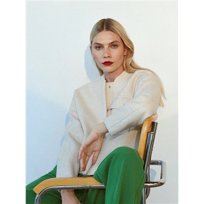 Jacke mit Wollanteil