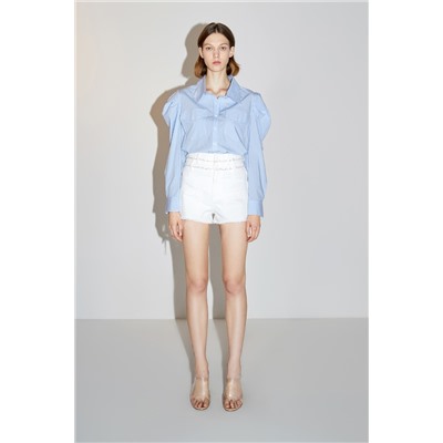 Camisa de rayas Celeste y blanco