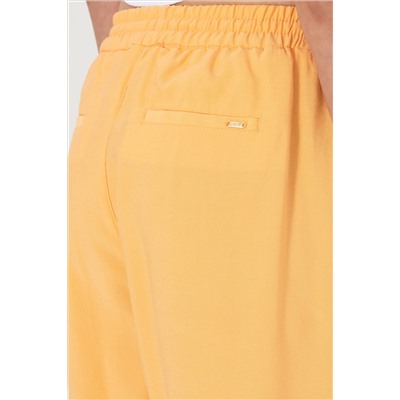 Kadın Turuncu Loose Relax Fit Kanvas Pantolon