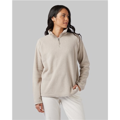 WOMEN'S SHORTHAIR SHERPA 1/4 ZIP TOP