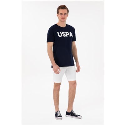 Erkek Regular Fit Bisiklet Yaka Lacivert Basic Tişört