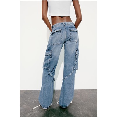 TRF CARGO MID-RISE JEANS