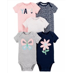 5-Pack Short-Sleeve Original Bodysuits