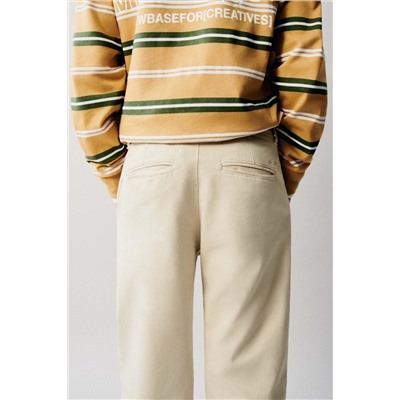 BASIC SLIM FIT CHINO TROUSERS