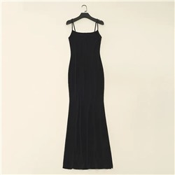 Женское облегающее платье в рубчик на тонких бретелях  H&M 🖤