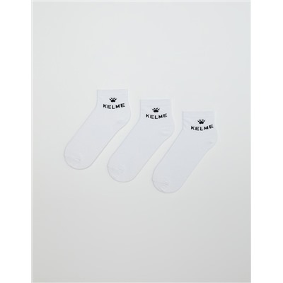 Pack 3 Pares de Calcetines 'Kelme', Hombre, Blancos