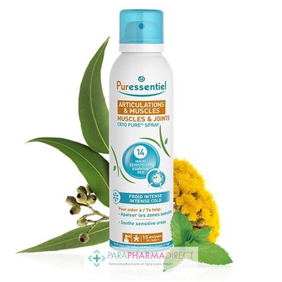Puressentiel Articulations & Muscles Cryo Pure Spray Froid Intense 150 ml