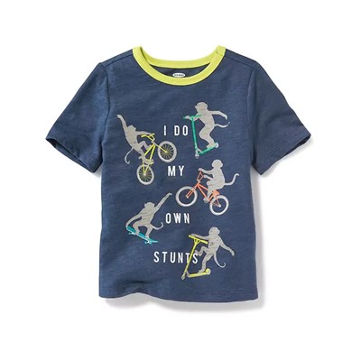 Graphic Crew-Neck Tee for Toddler