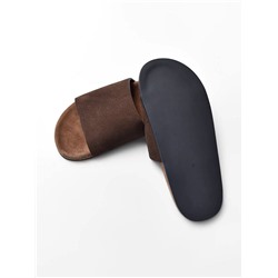 Женские замшевые тапочки The Ro*w в стиле Birkenstoc*k  реплика 1:1 Цена на оф сайте ~ 150 тыс