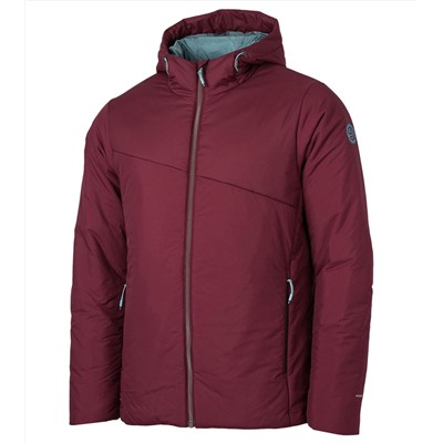 TERNUA Mannun Herren Isolations-Jacke nachhaltige Winter-Jacke mit Microshell und Thermashell 1643643-3483 Bordeaux-Rot