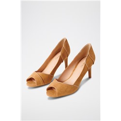 Zapatos de tacón Camel