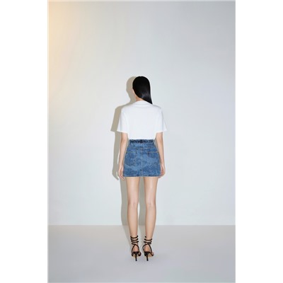 Camiseta Blanco y gris