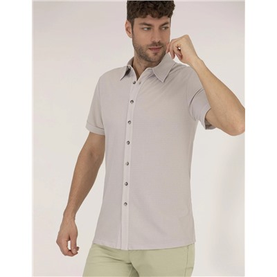 Gri Slim Fit Tişört