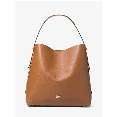 Griffin Large Leather Shoulder Bag