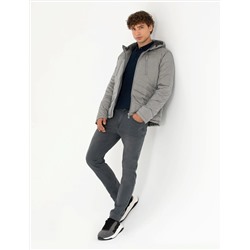 Gri Melanj Slim Fit Mont