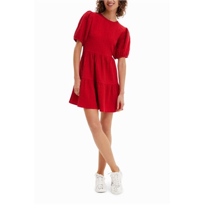 Vestido corto textura
