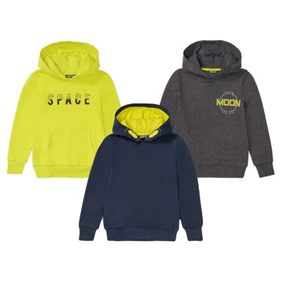 PEPPERTS® Kapuzenpullover Jungen, mit Rippbündchen