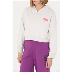 Kadın Taş Kapüşonlu Sweatshirt