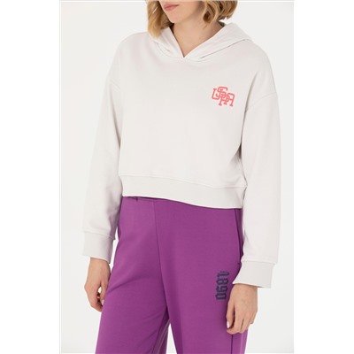 Kadın Taş Kapüşonlu Sweatshirt