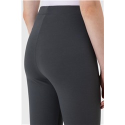 Kadın Antrasit Yüksek Bel Toparlayıcı Günlük Tayt